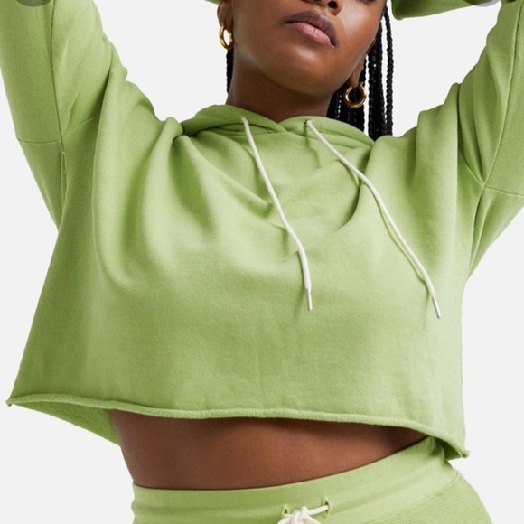 MATE the Label Tops - MATE the Label Organic Terry Crop Hoodie
